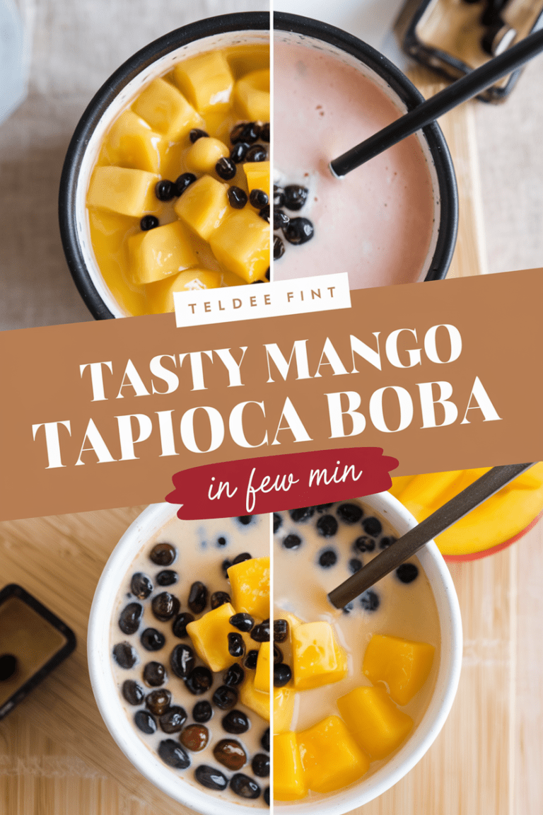 Tasty Mango Tapioca Boba