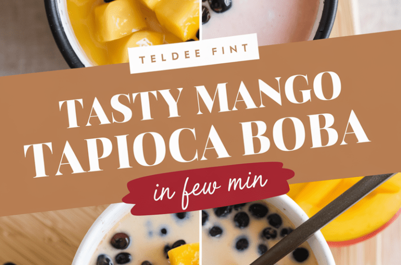 Tasty Mango Tapioca Boba
