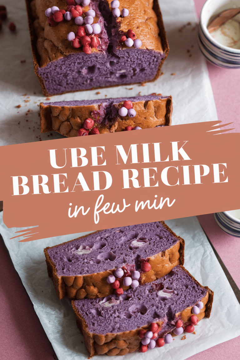 Ube Milk Bread recipe