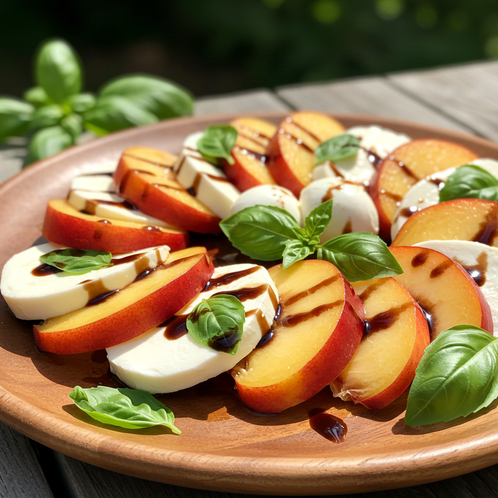Nectarine Caprese Salad
