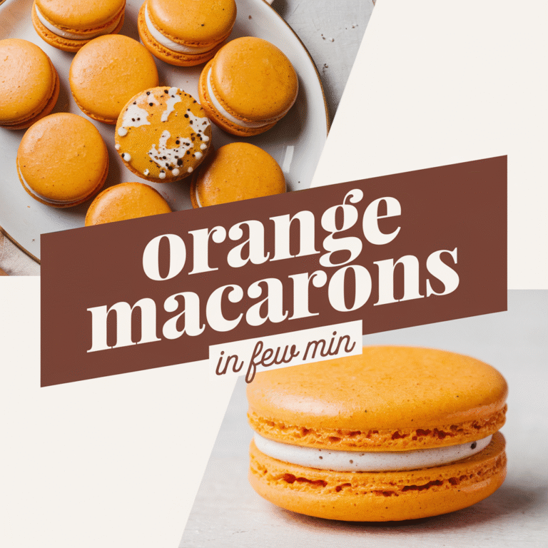 Orange Macarons