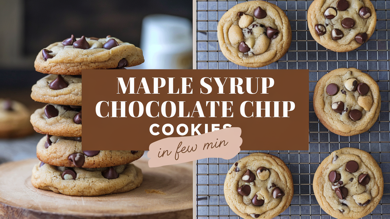 Maple Syrup Chocolate Chip Cookies That Will Melt in Your Mouth