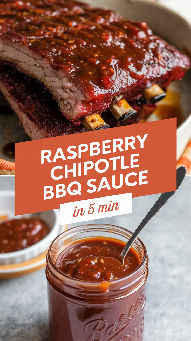 Raspberry Chipotle BBQ Sauce