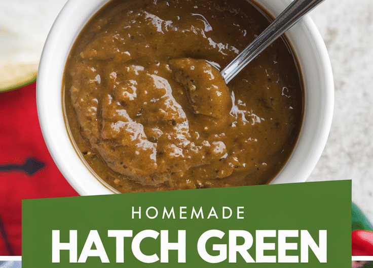 Homemade Hatch Green Chile Sauce