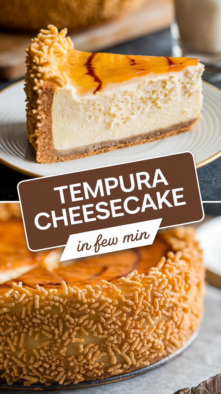 Crispy and Creamy Delight: Easy Tempura Cheesecake Recipe You Are Sure to Love!