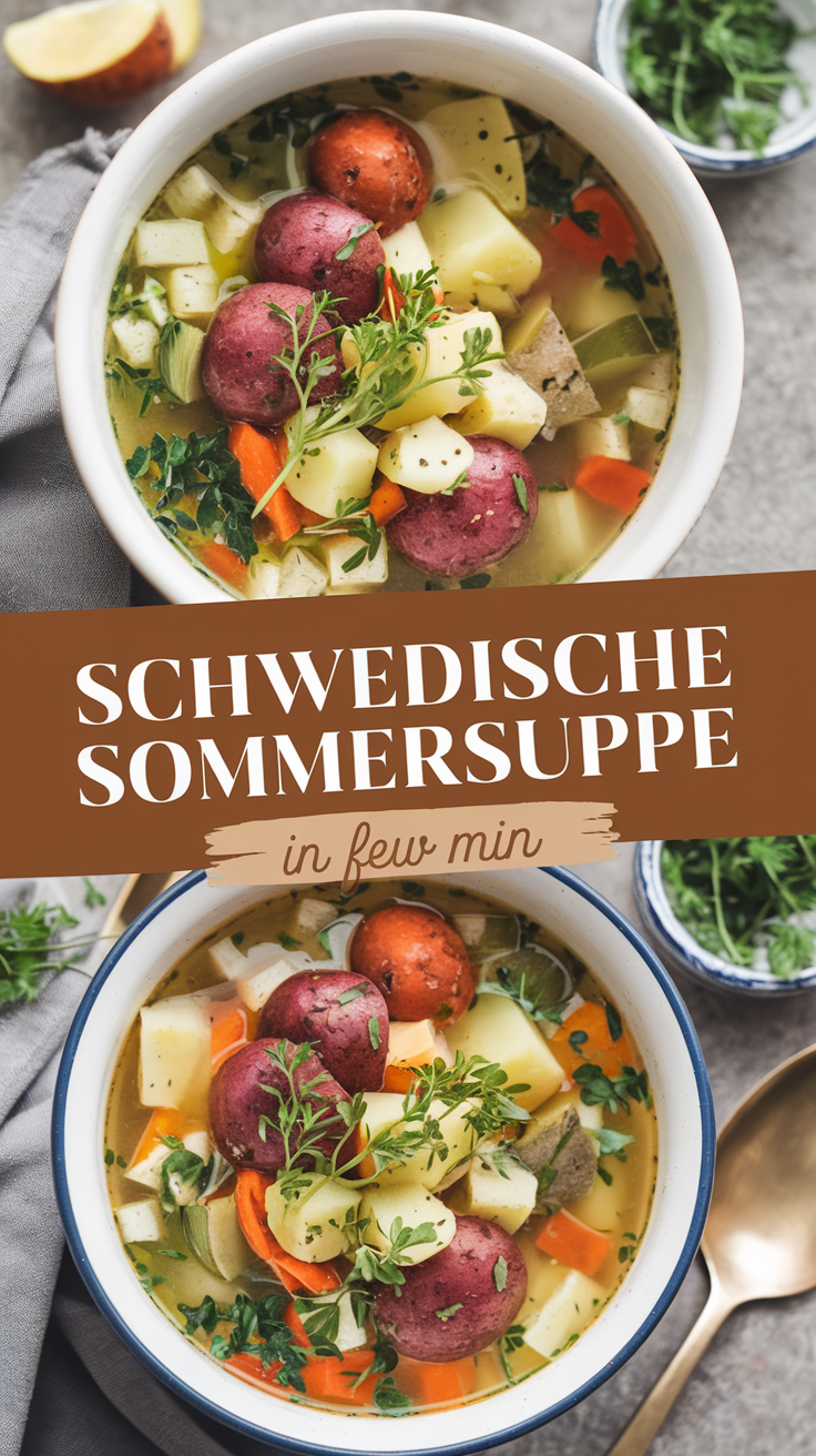 Schwedische Sommersuppe
