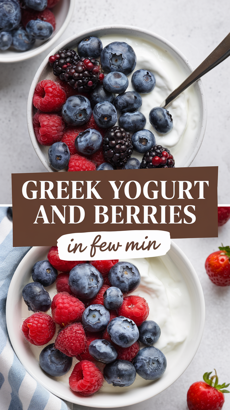 Greek Yogurt and Berries Recipe