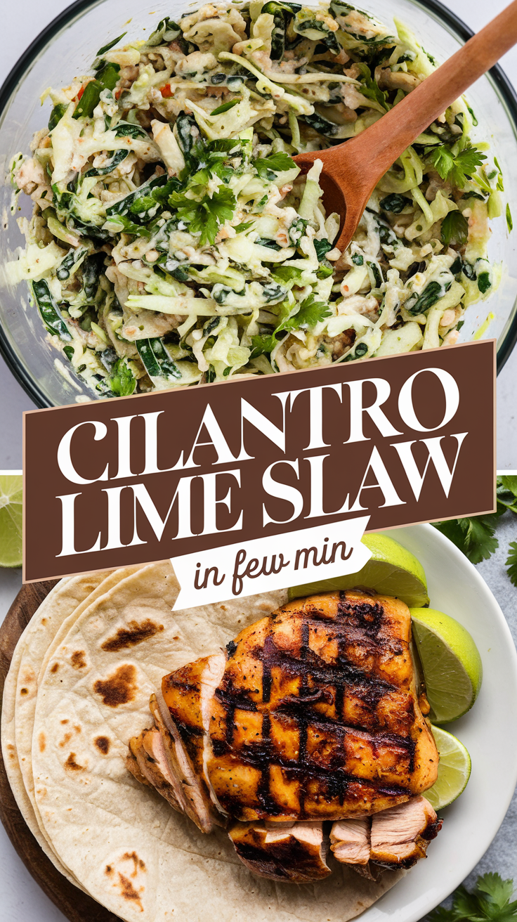 Cilantro Lime Slaw Recipe