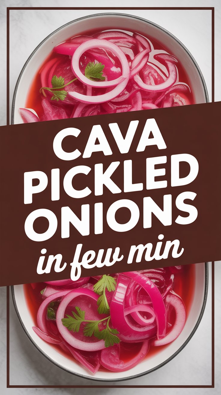 Cava Pickled Onions Recipe