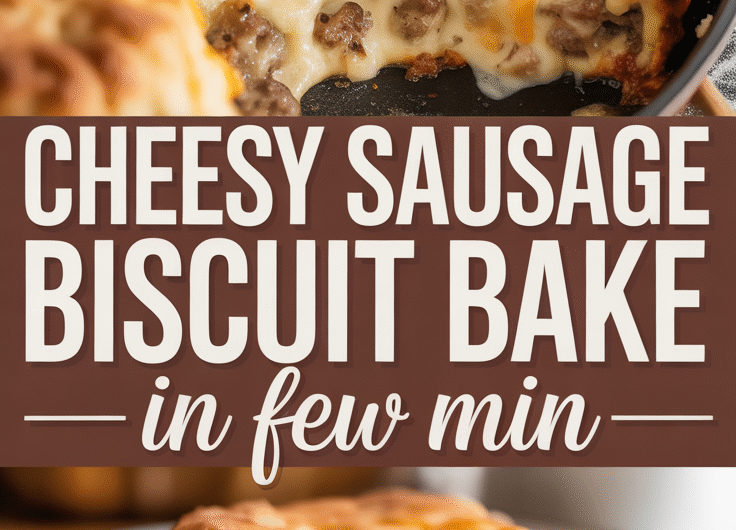 Cheesy Sausage Biscuit Bake