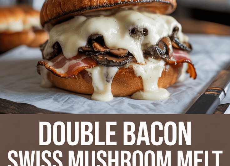 Double Bacon Swiss Mushroom Melt