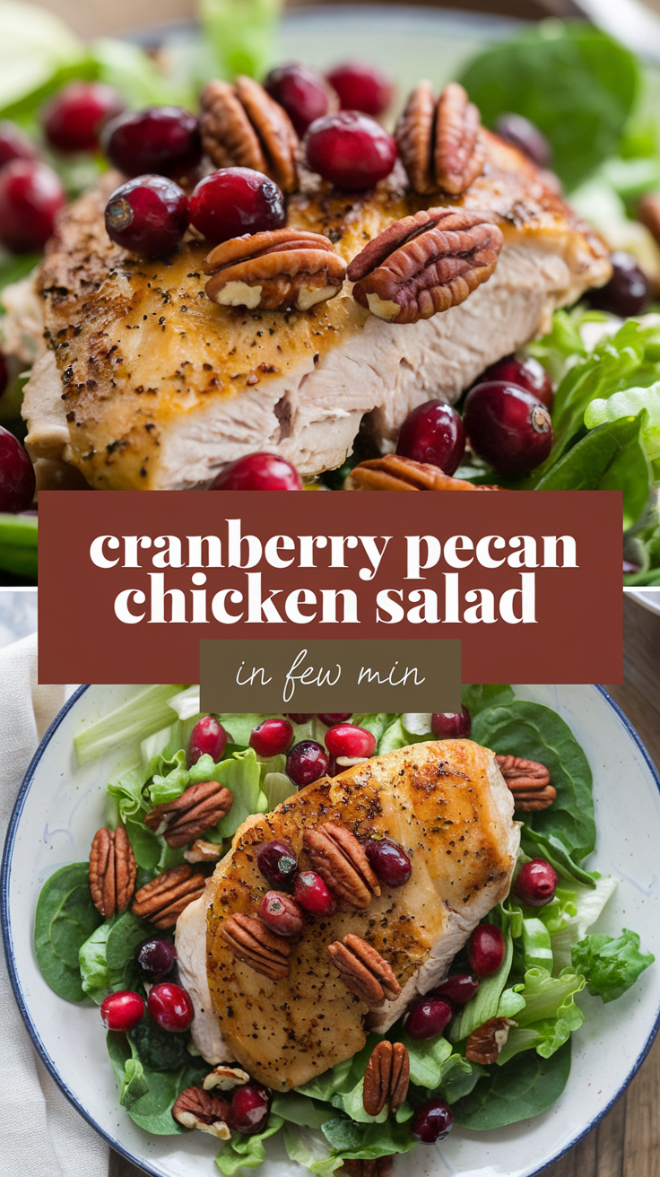 Cranberry Pecan Chicken Salad
