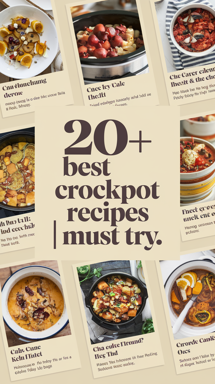 20+ Best Crockpot Recipes You Need to Try