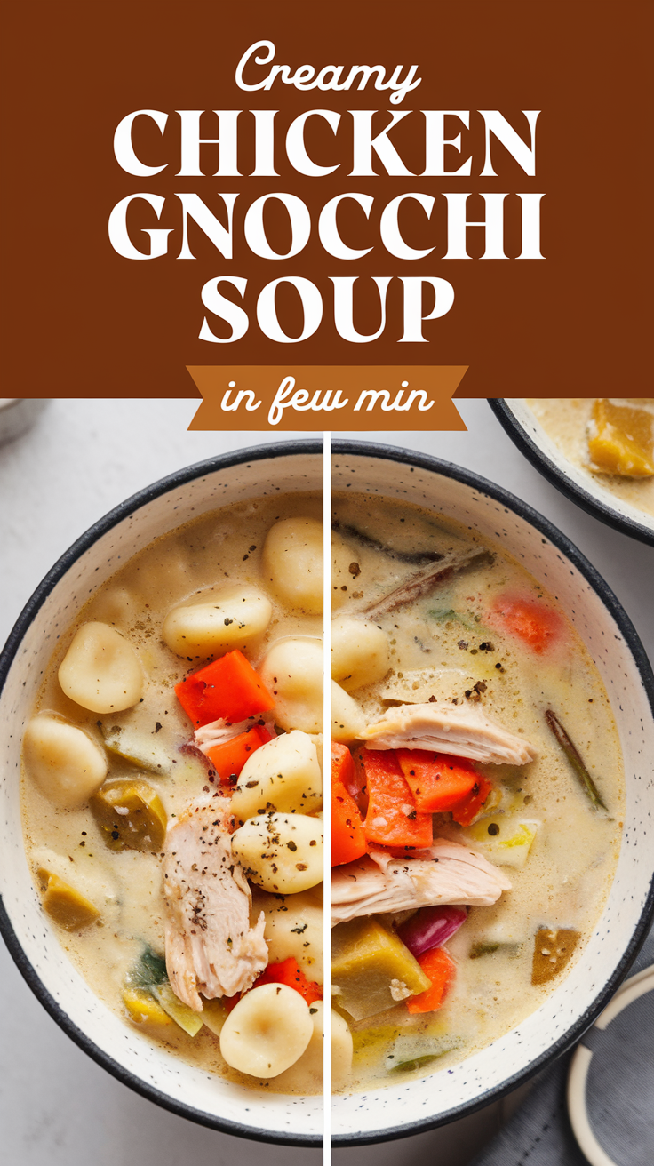 Creamy Chicken Gnocchi Soup Recipe