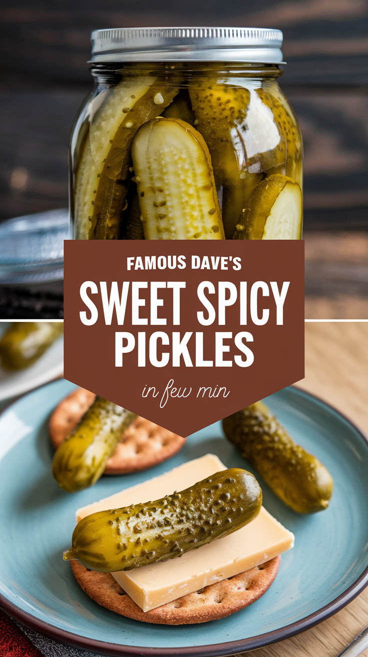 Famous Dave’s Sweet and Spicy Pickles Recipe