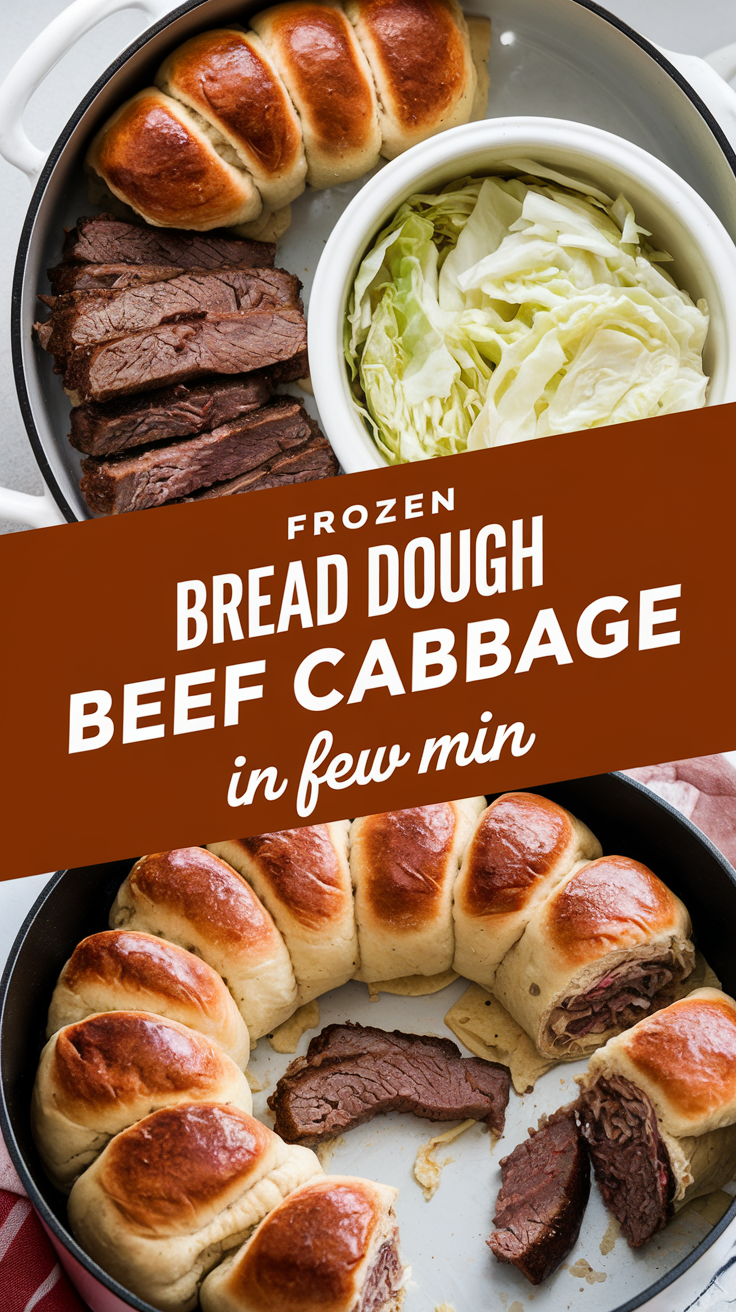 Frozen Bread Dough, Beef, Cabbage