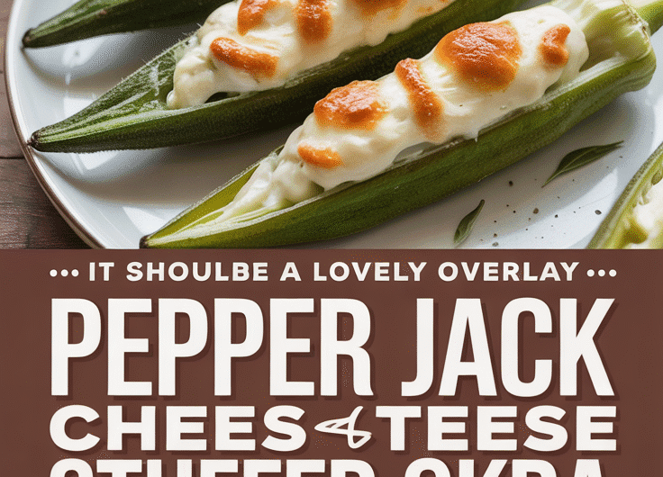 Pepper Jack Cheese Stuffed Okra