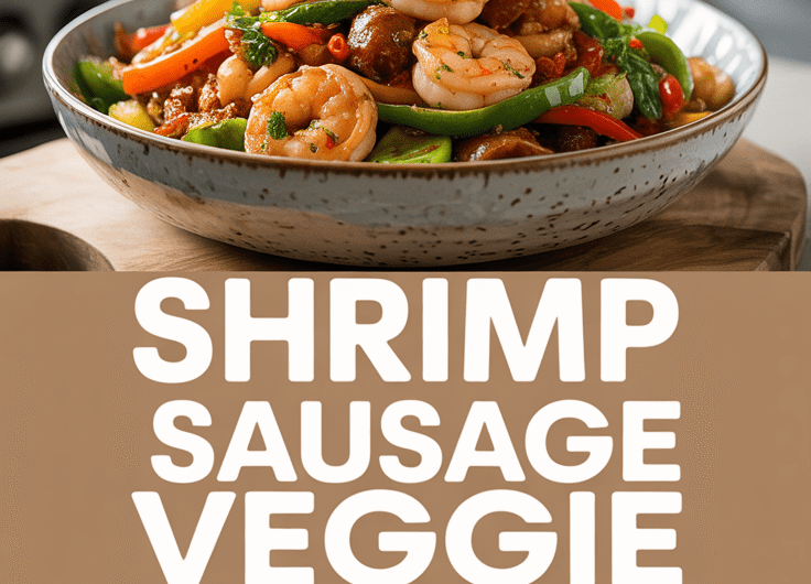 Shrimp Sausage Veggie Stir-Fry
