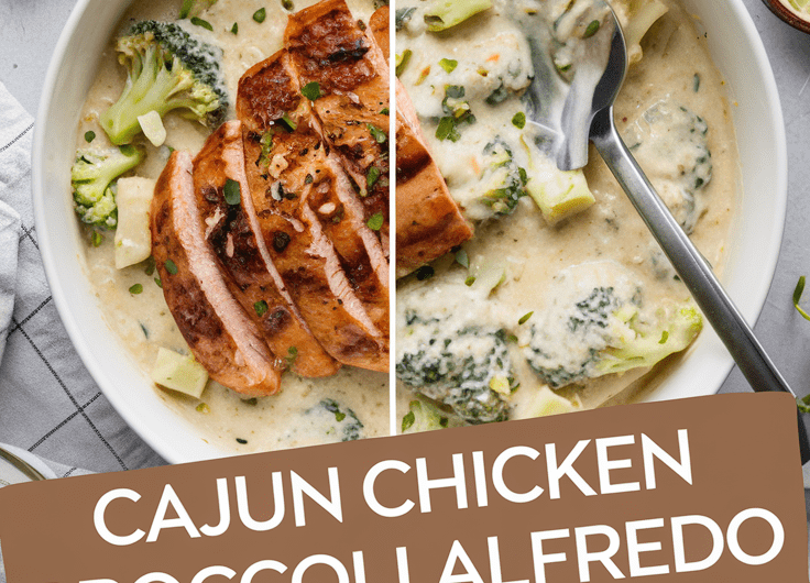 Cajun Chicken Broccoli Alfredo