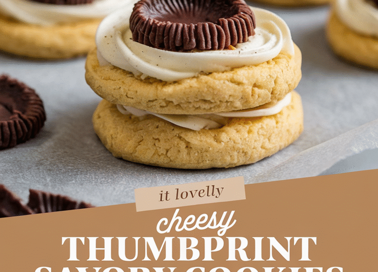 Cheesy Thumbprint Savory Cookies