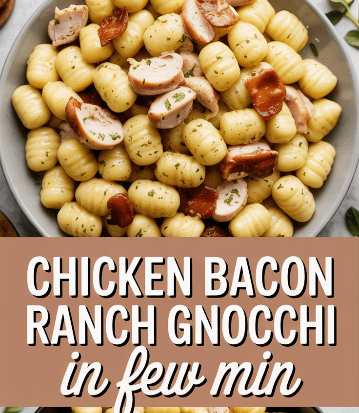 Chicken Bacon Ranch Gnocchi