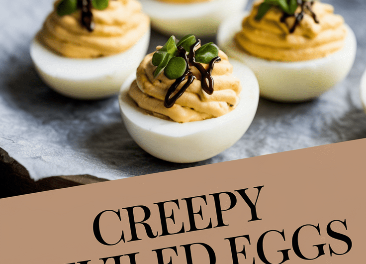 Creepy Deviled Eggs