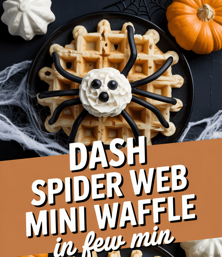Dash Spider Web Mini Waffle Recipe