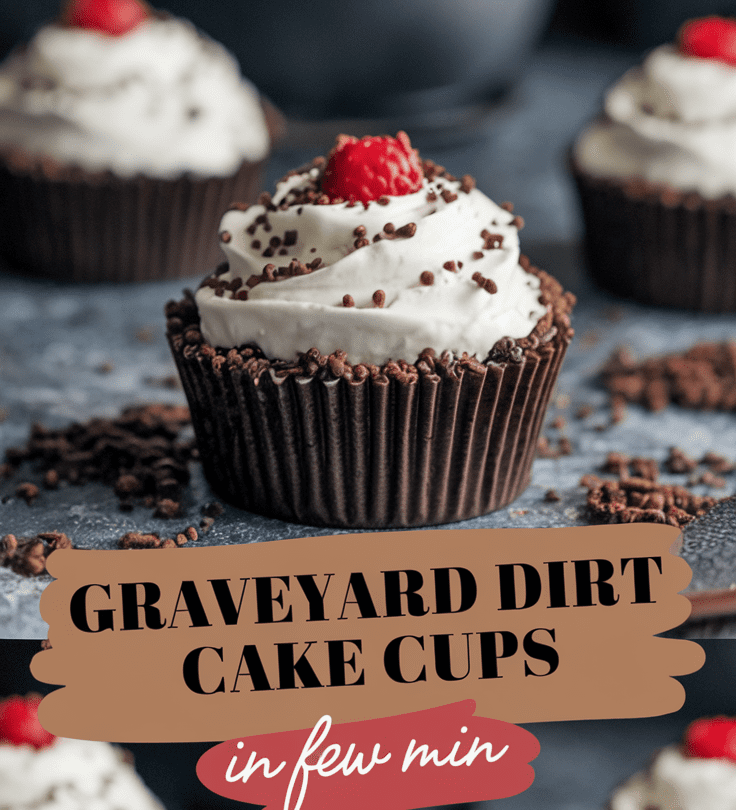 Graveyard Dirt Cake Cups