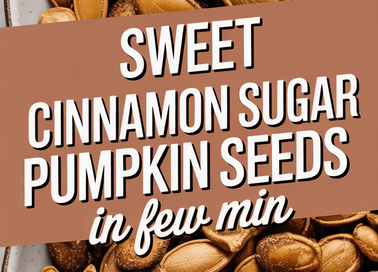 Sweet Cinnamon Sugar Pumpkin Seeds
