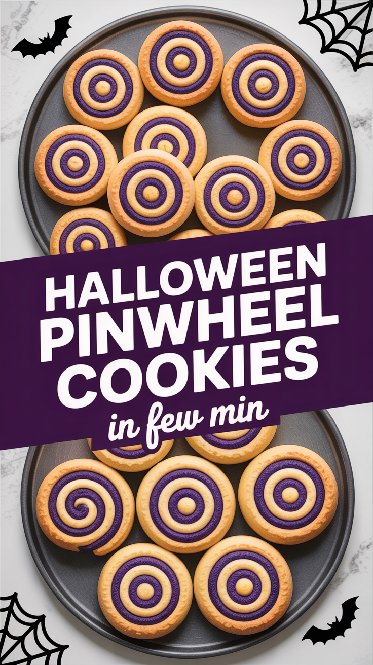 Halloween Pinwheel Cookies