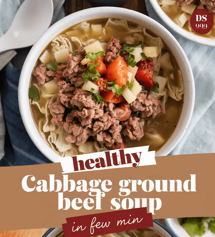 Healthy Cabbage Ground Beef Soup
