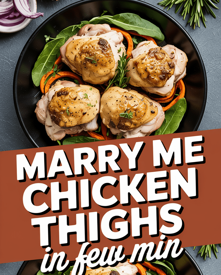 Marry Me Chicken Thighs
