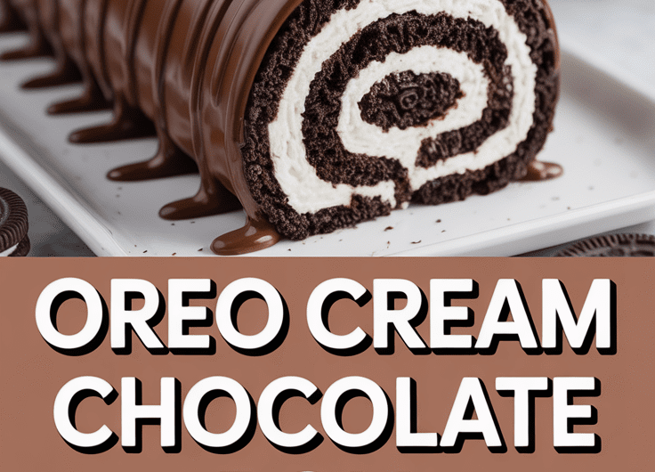 Oreo Cream Chocolate Roll