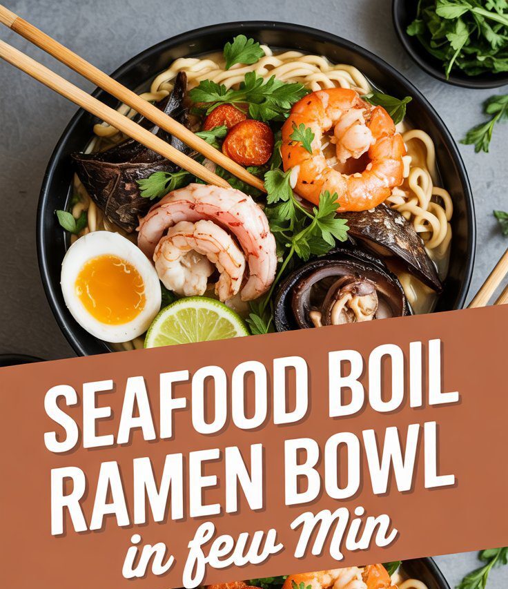 Seafood Boil Ramen Bowl