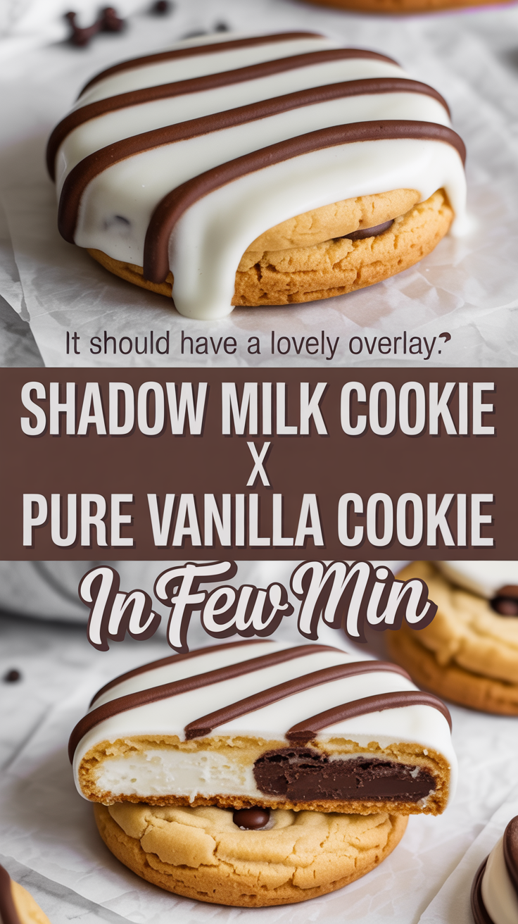 Shadow Milk Cookie x Pure Vanilla Cookie Recipe