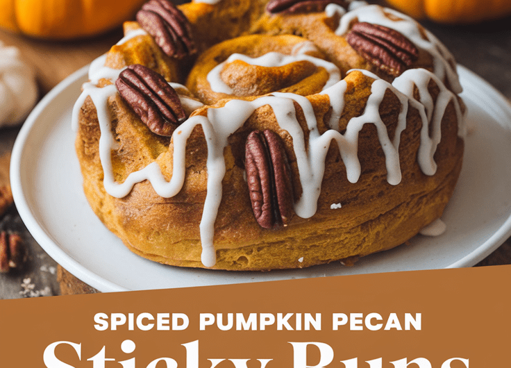 Spiced Pumpkin Pecan Sticky Buns
