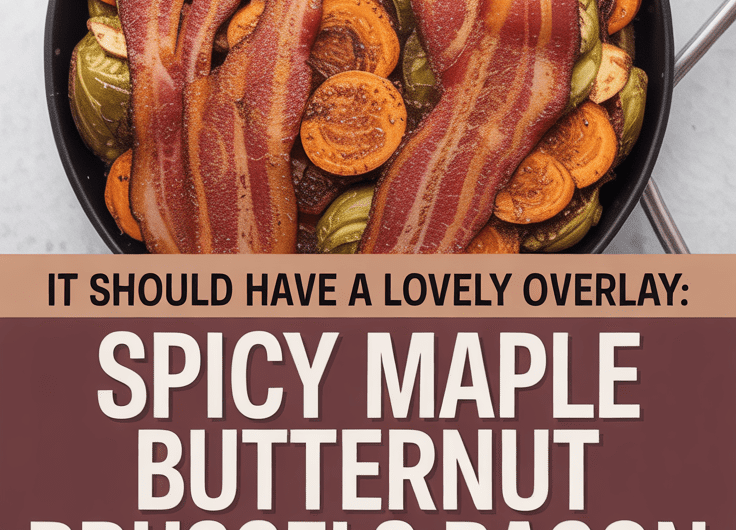 Spicy Maple Butternut Brussels Bacon