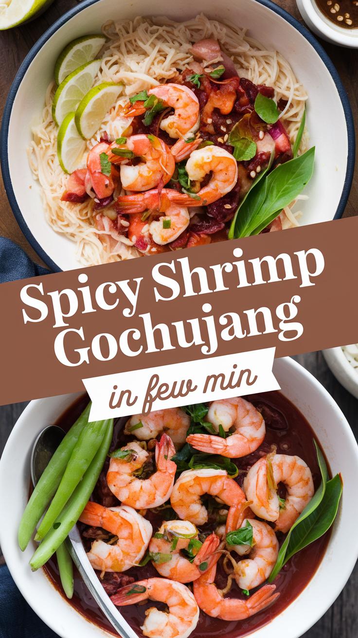 Spicy Shrimp Scampi Gochujang