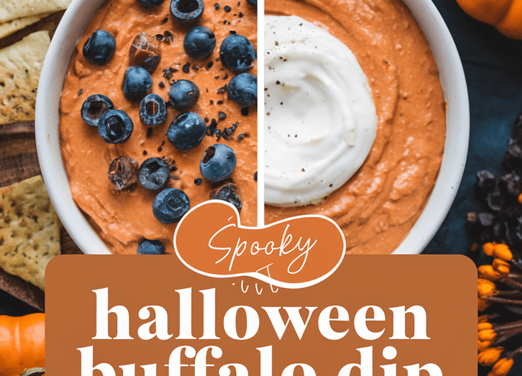 Spooky Halloween Buffalo Dip