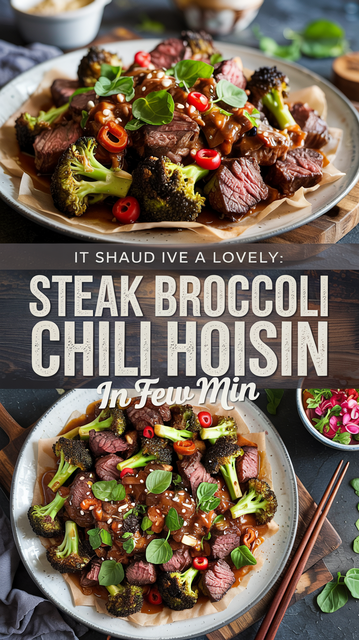 Steak Broccoli Chili Hoisin
