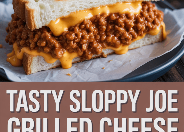 Tasty Sloppy Joe Grilled Cheese