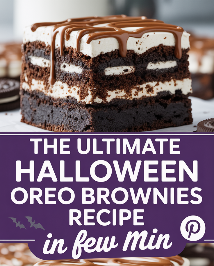 The Ultimate Halloween Oreo Brownies