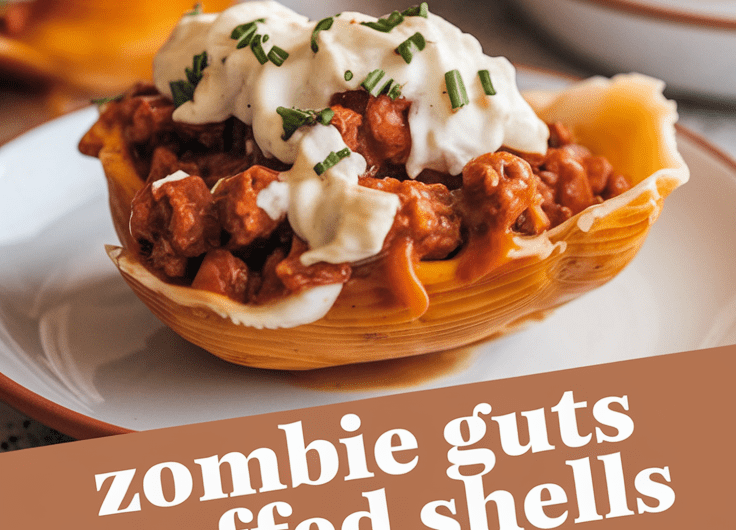 Zombie Guts Stuffed Shells