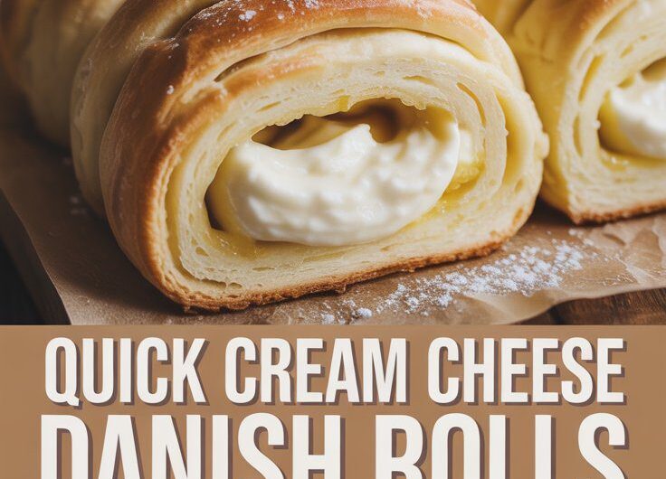 Quick Cream Cheese Danish Rolls