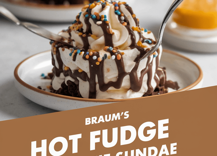 Braum’s Hot Fudge Brownie Sundae