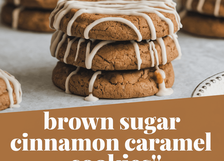 Brown Sugar Cinnamon Caramel Cookies