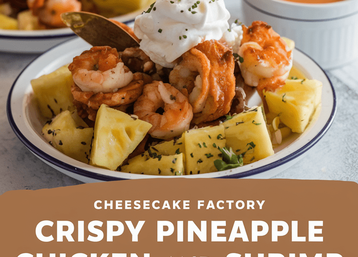Crispy Pineapple Chicken and Shrimp