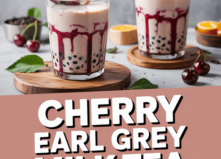 🍒 Cherry Earl Grey Milk Tea
