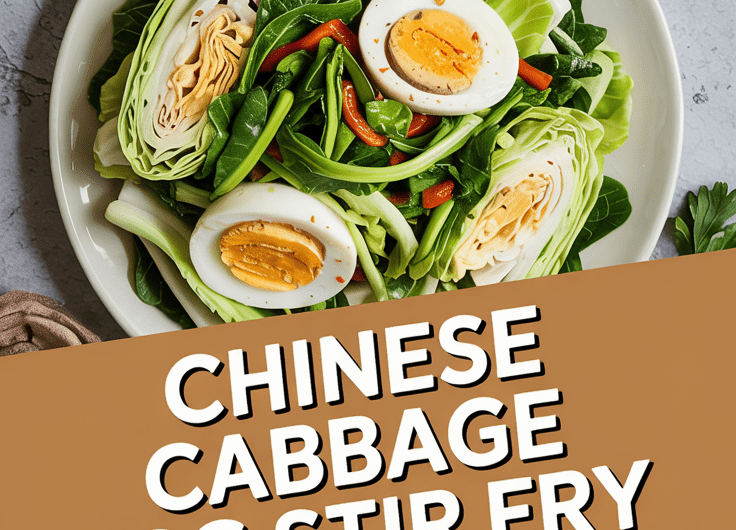 Chinese Cabbage Egg Stir Fry
