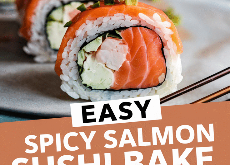 Spicy Salmon Sushi Bake